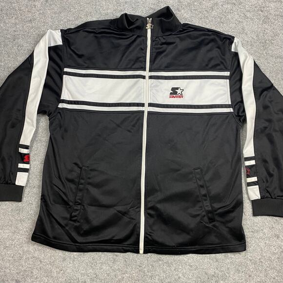 starter jacket mens XL vintage y2k fullzip Jersey sports y2k hiphop team light - Picture 1 of 12